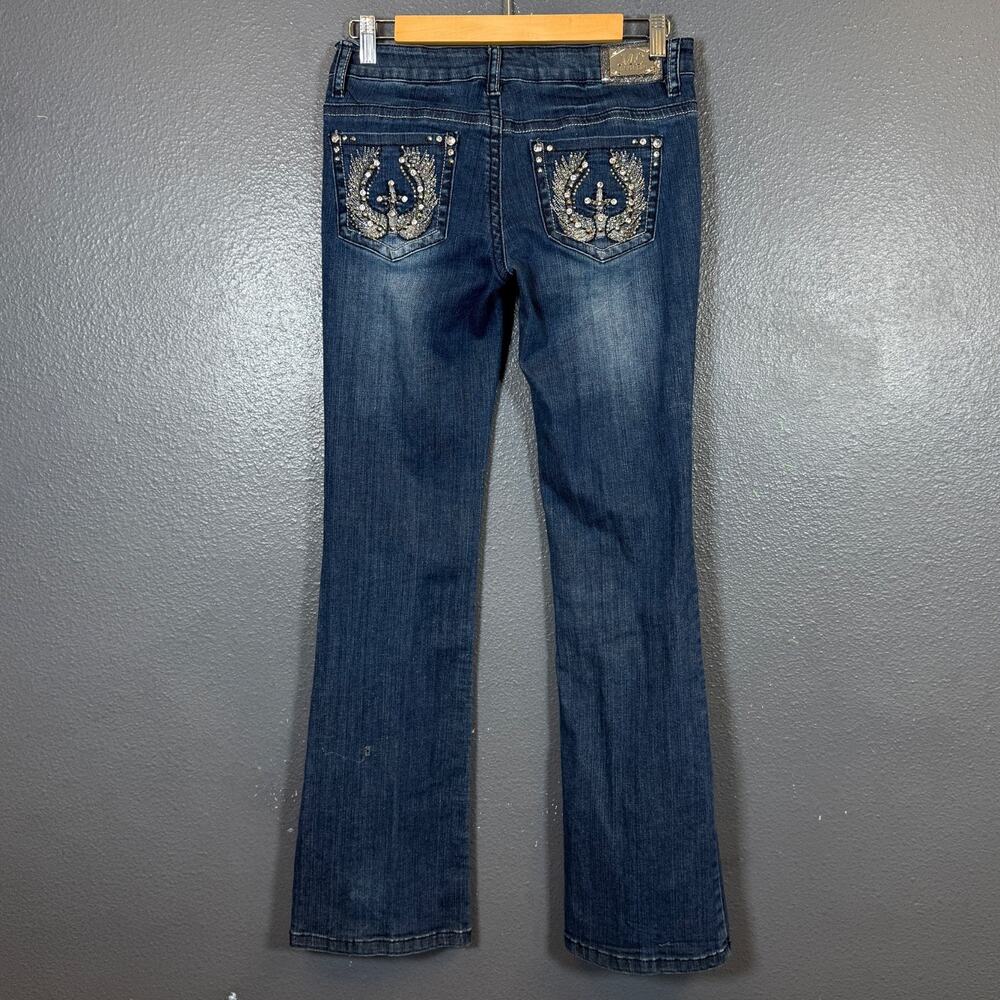Miss chic 30/32 women’s blue denim jeans baggy y2k vintage